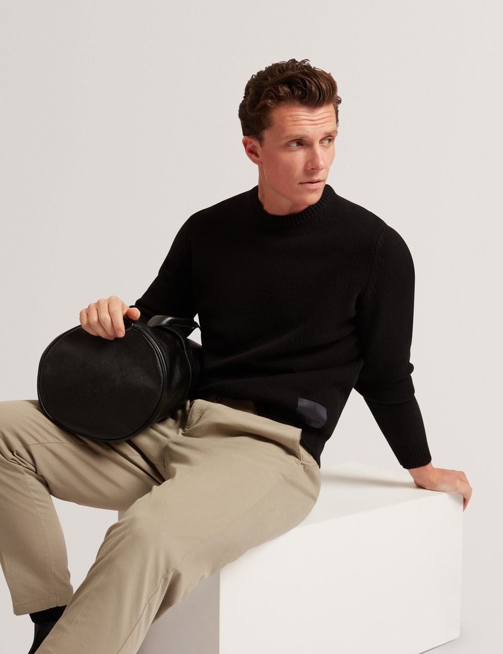 Men|Sale ROST Chunky Knit Crew Neck Jumper - Ted Baker