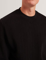 Men|Sale ELATES Herringbone Texture Crew Neck Sweatshirt - Ted Baker