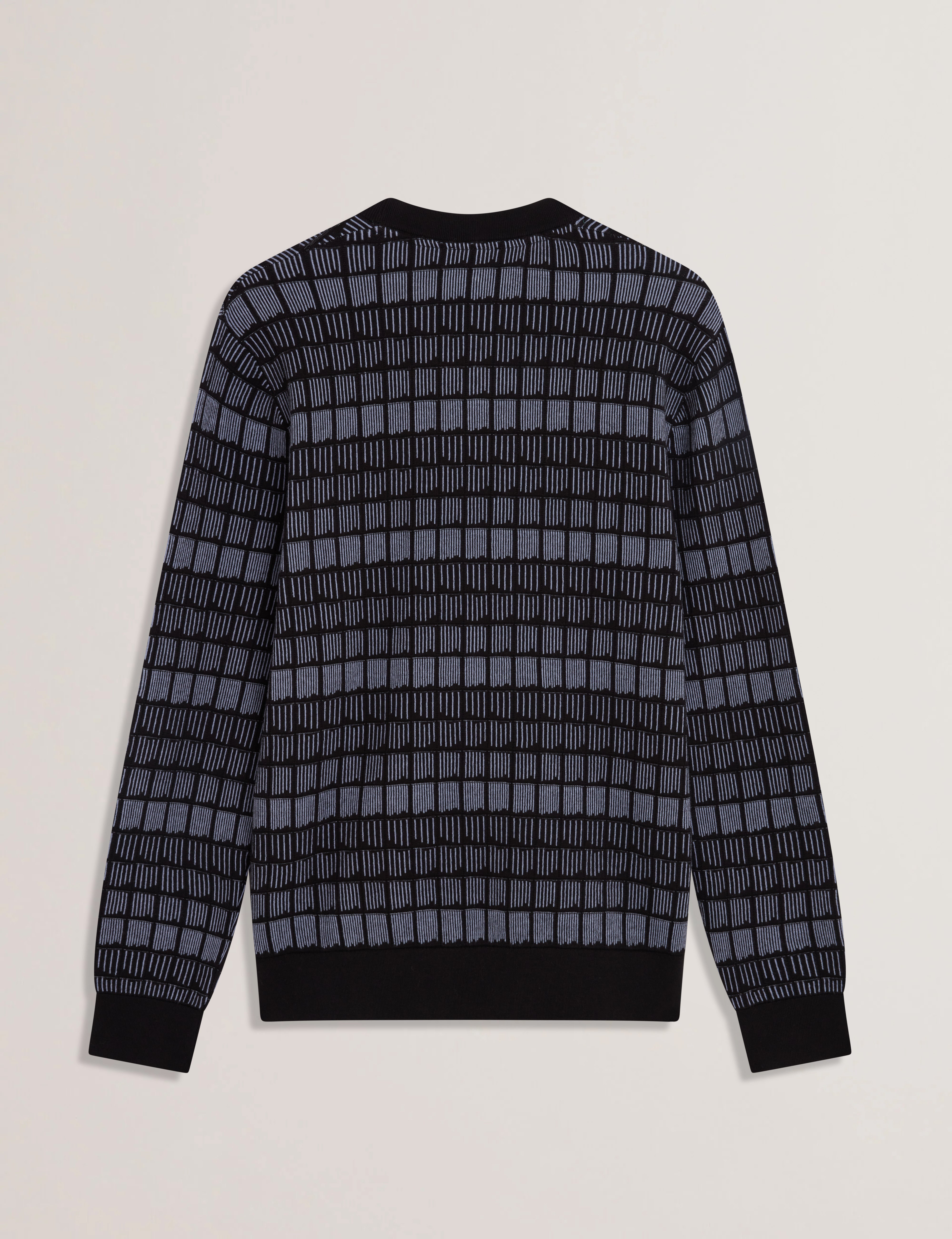 Men OSBURN - Ombre Jacquard Crew Neck Jumper - Ted Baker
