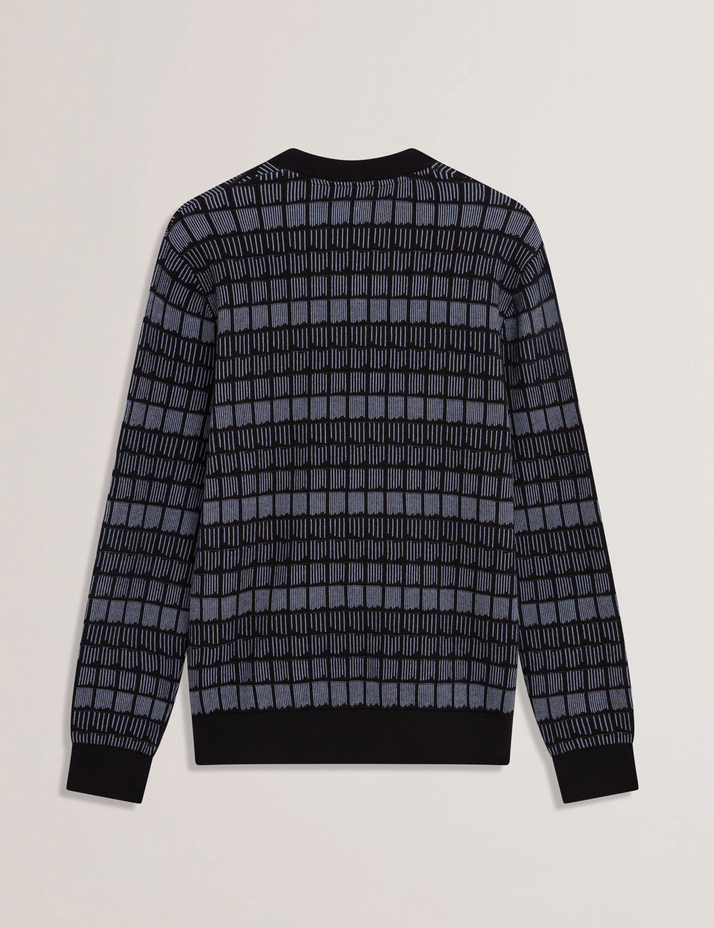Men OSBURN - Ombre Jacquard Crew Neck Jumper - Ted Baker