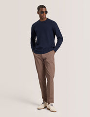 Men T STITCH LONG SLEEVE CREW NECK SWEATER - Sky Captain - Ted Baker