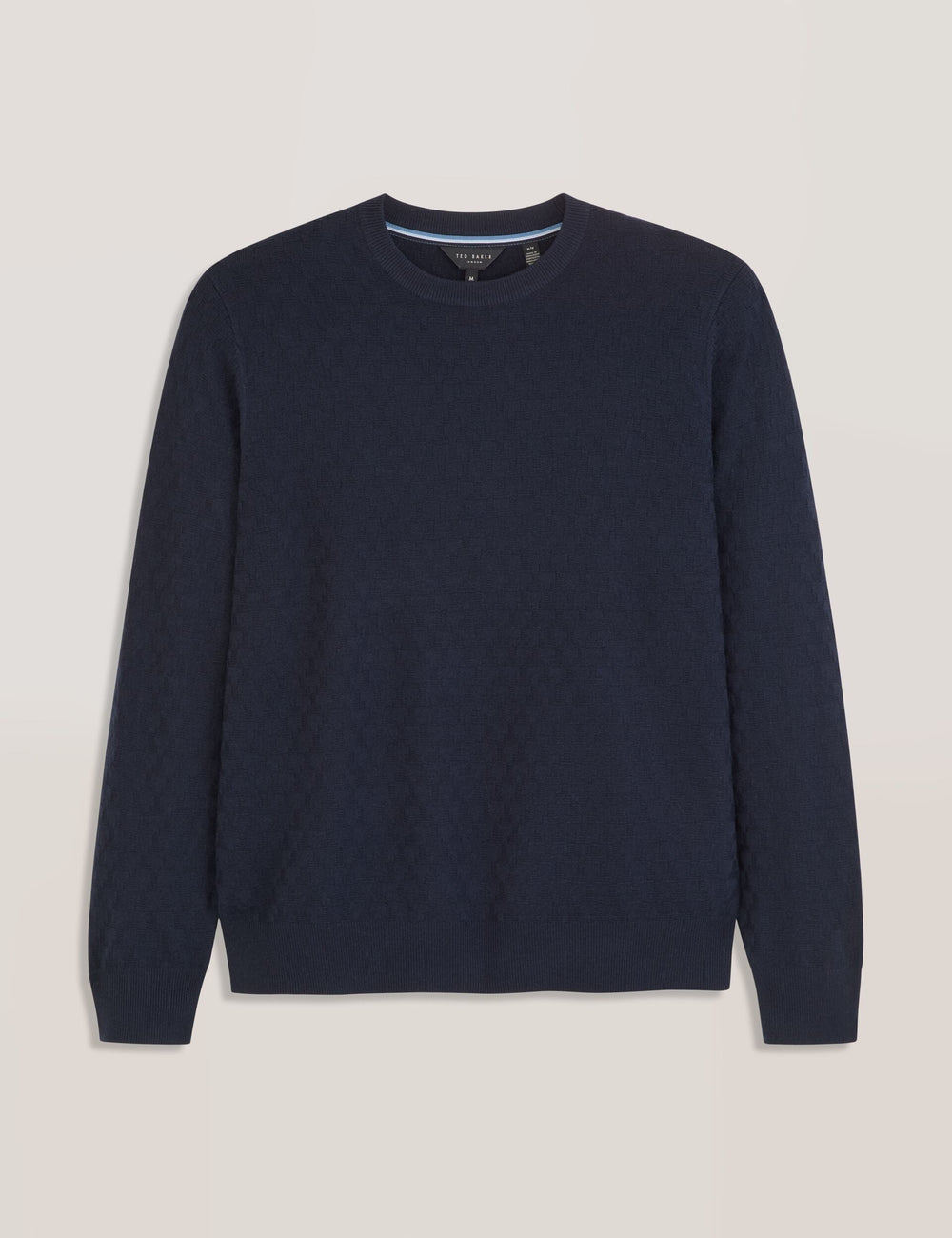 Men T STITCH LONG SLEEVE CREW NECK SWEATER - Sky Captain - Ted Baker