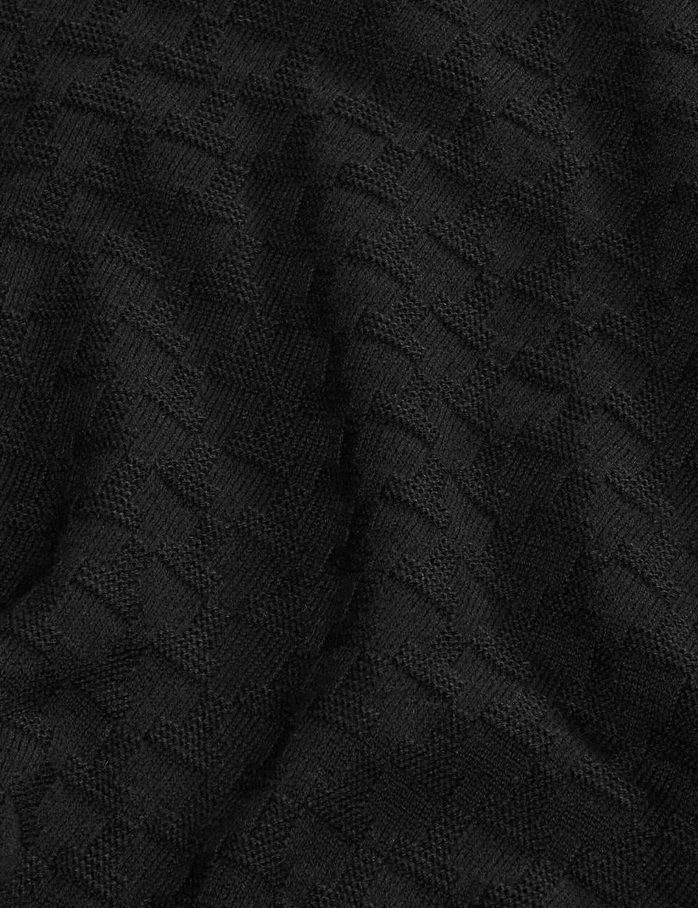 Men T STITCH LONG SLEEVE CREW NECK SWEATER - Black Beauty - Ted Baker