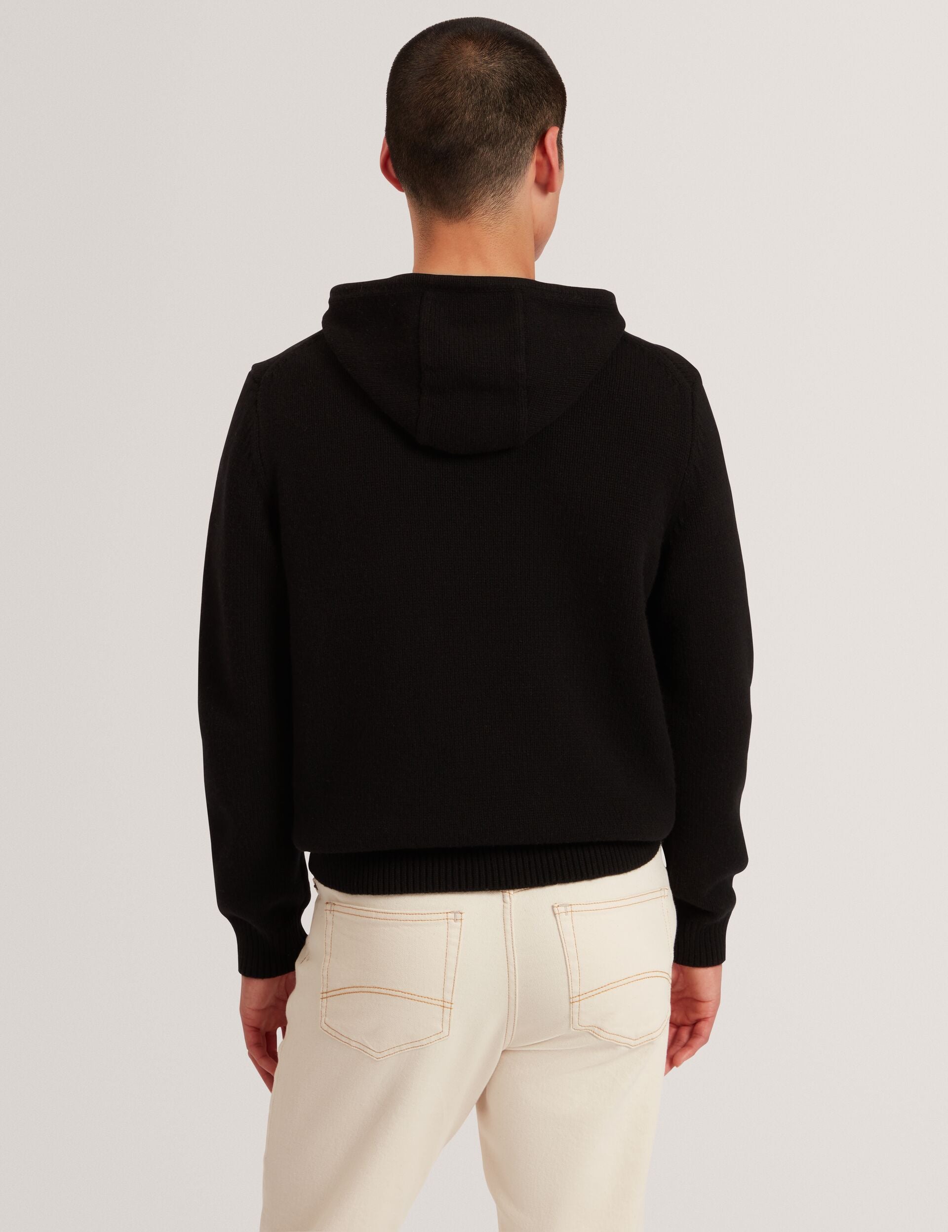 Men|Sale KINS Wool Rich Knit Long Sleeve Hoodie - Ted Baker