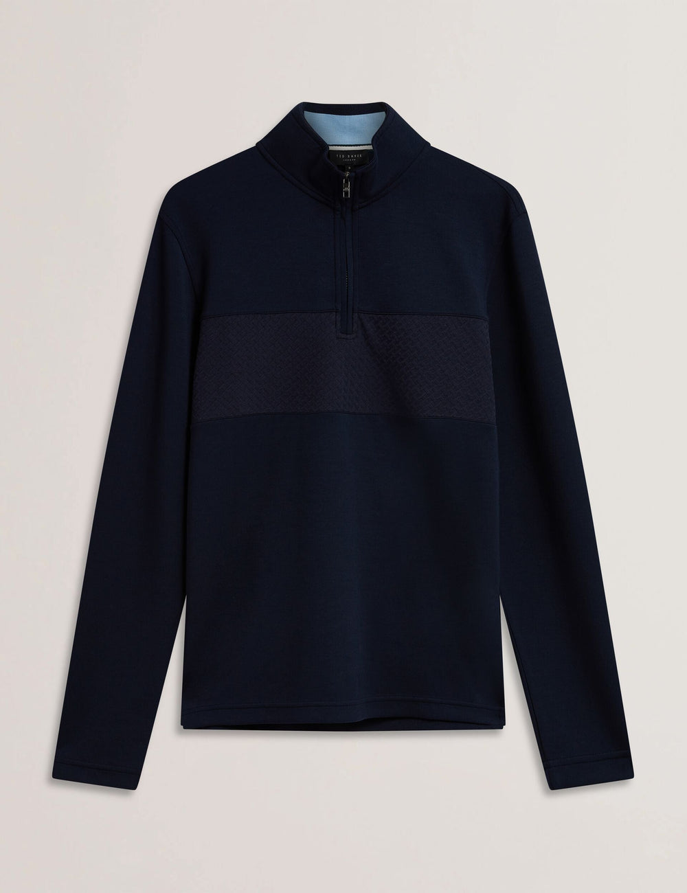 Men SIMONEAO - Textured Panel Half-Zip Modal Sweatshirt - Ted Baker