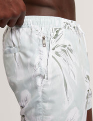 Men VERDES Palm Print Mid-Length Swim Shorts - Ted Baker