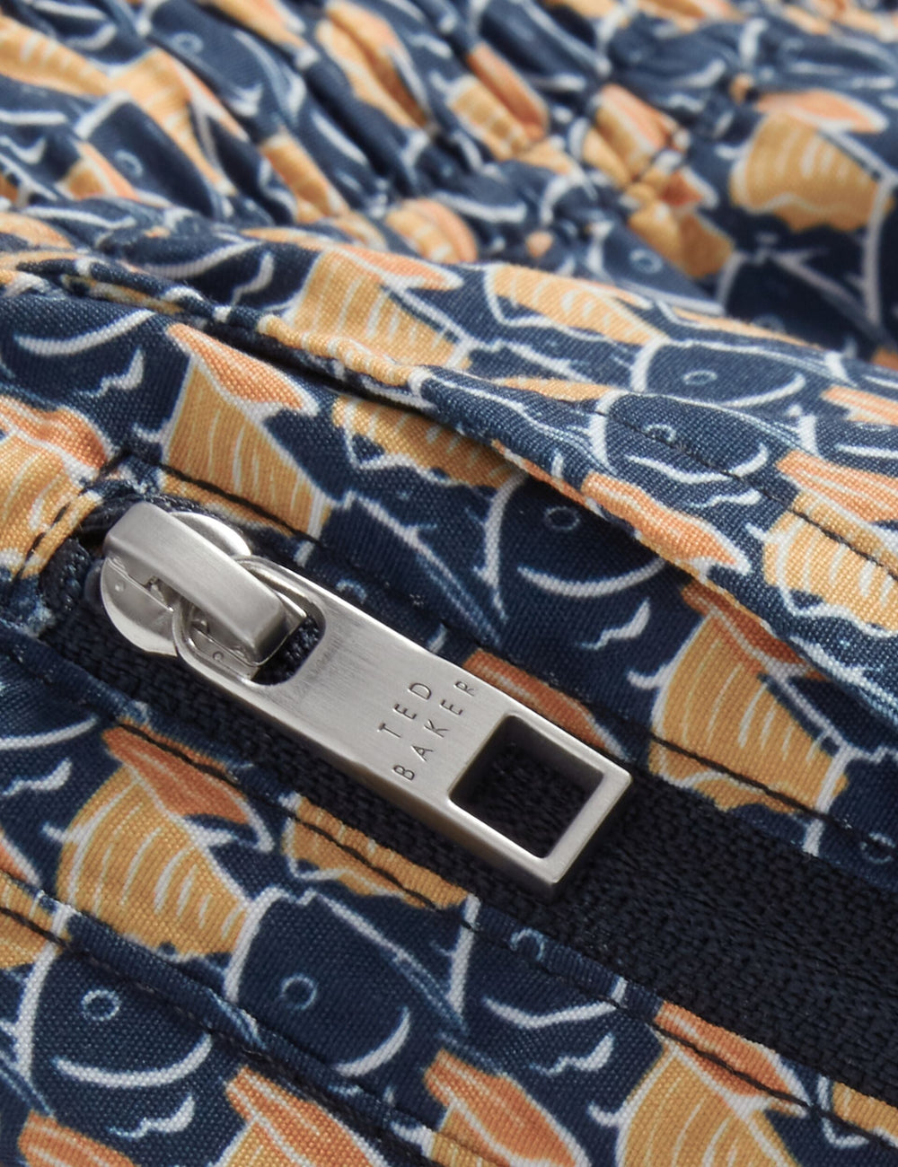 Men GLENDLE Goldfish Geometric Print Swim Shorts - Ted Baker