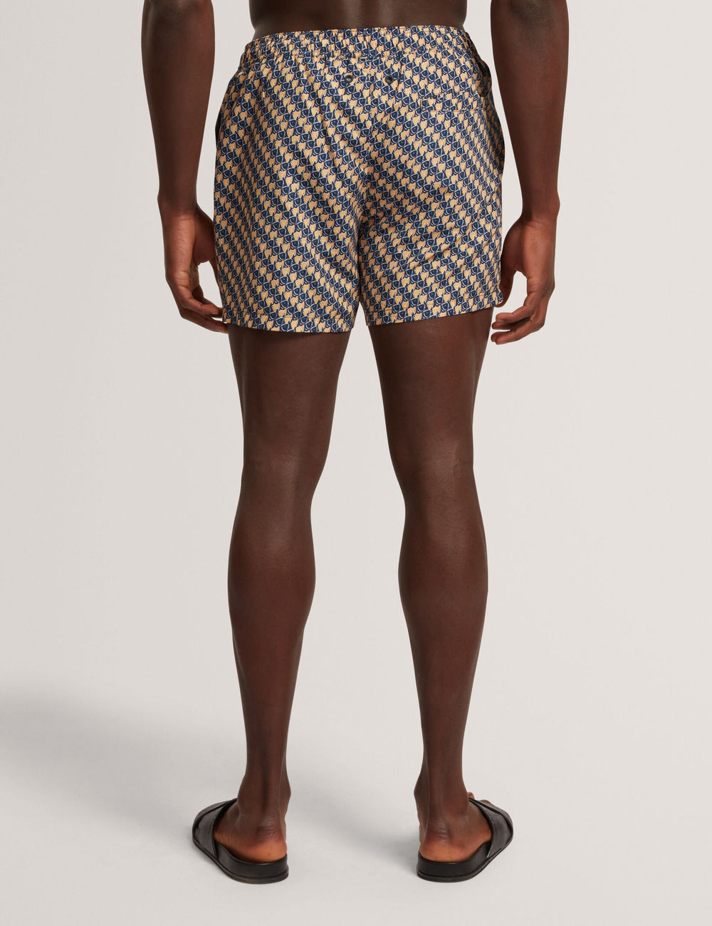 Men GLENDLE Goldfish Geometric Print Swim Shorts - Ted Baker