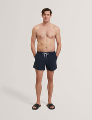 Men HEFFNER Seersucker Mid-Length Swim Shorts - Ted Baker