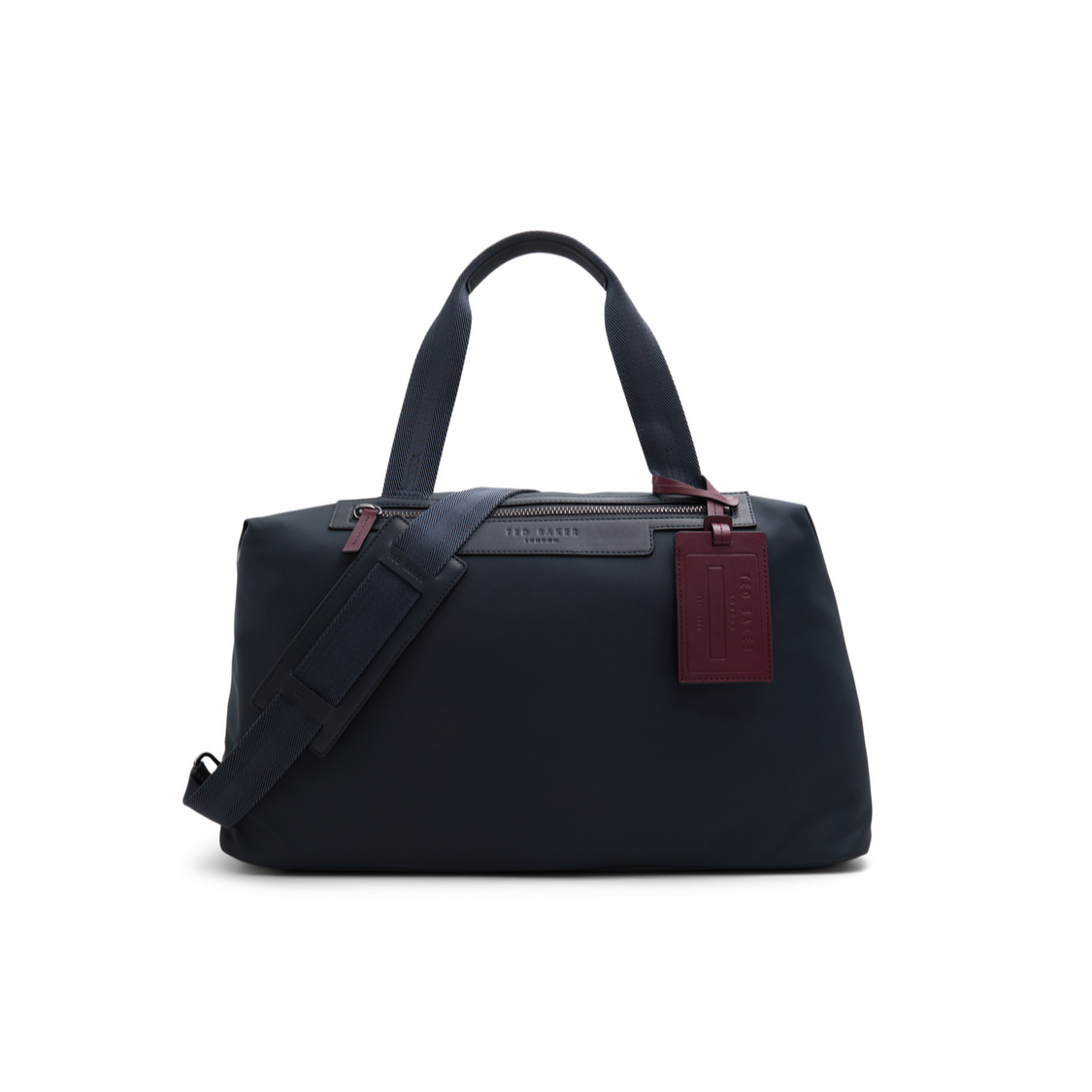 Men ENDER - Nylon Leather Trim Holdall Bag - Ted Baker