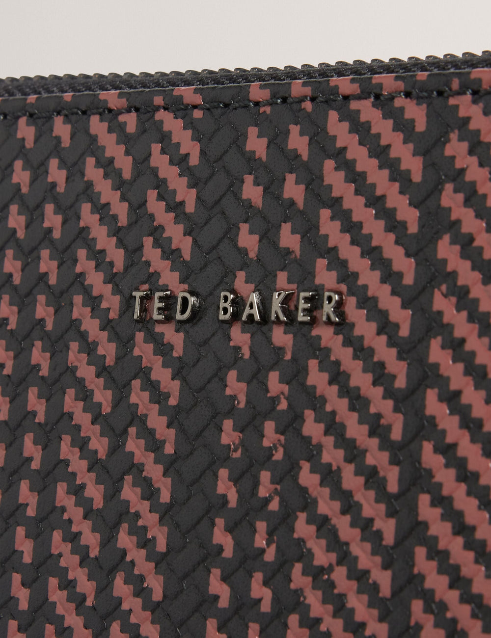 Men|Sale WARENN Striped Woven Leather 13-Inch Laptop Sleeve - Ted Baker
