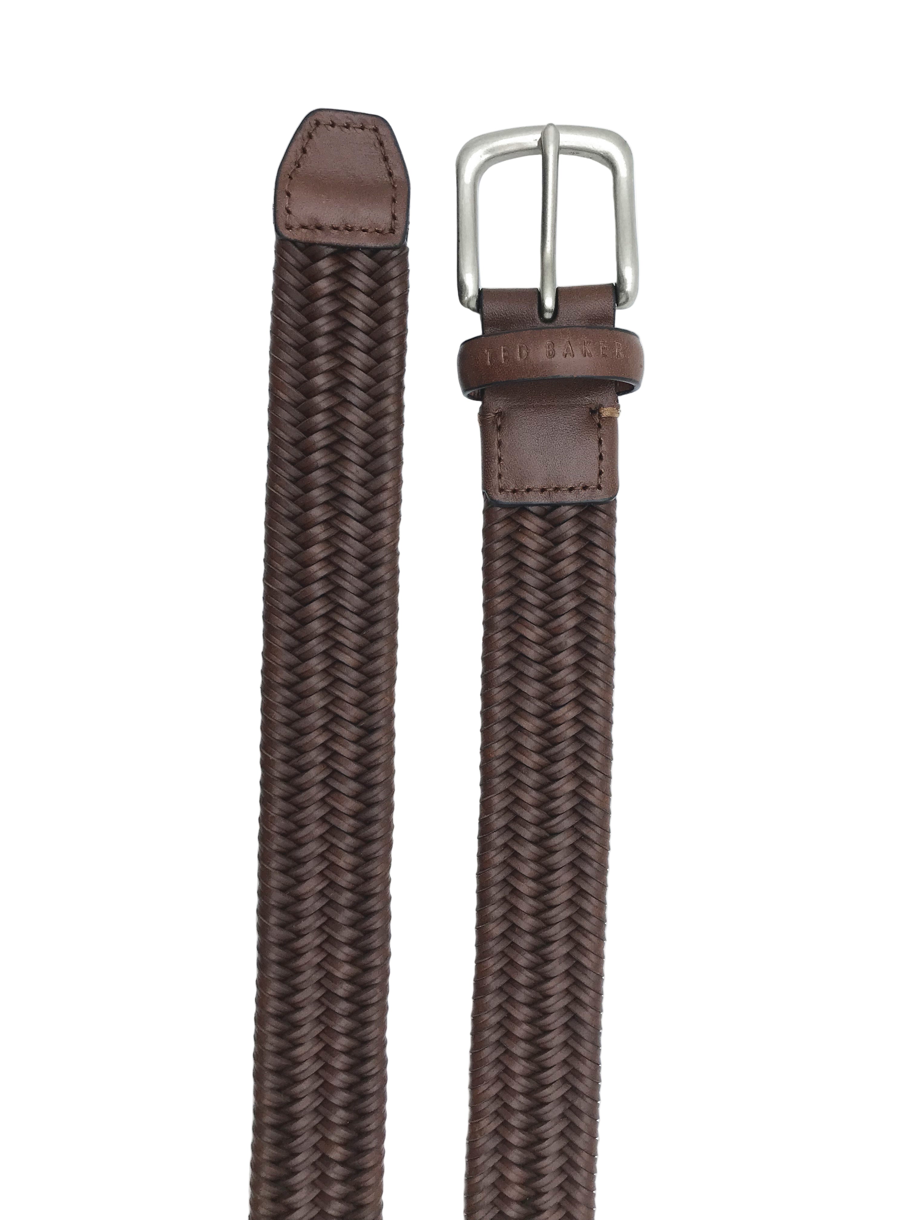 Men BRAIDED BELT – Brown - Ted Baker