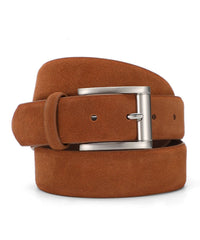 Men SUEDE BELT – Chestnut - Ted Baker