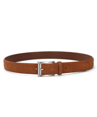 Men SUEDE BELT – Chestnut - Ted Baker