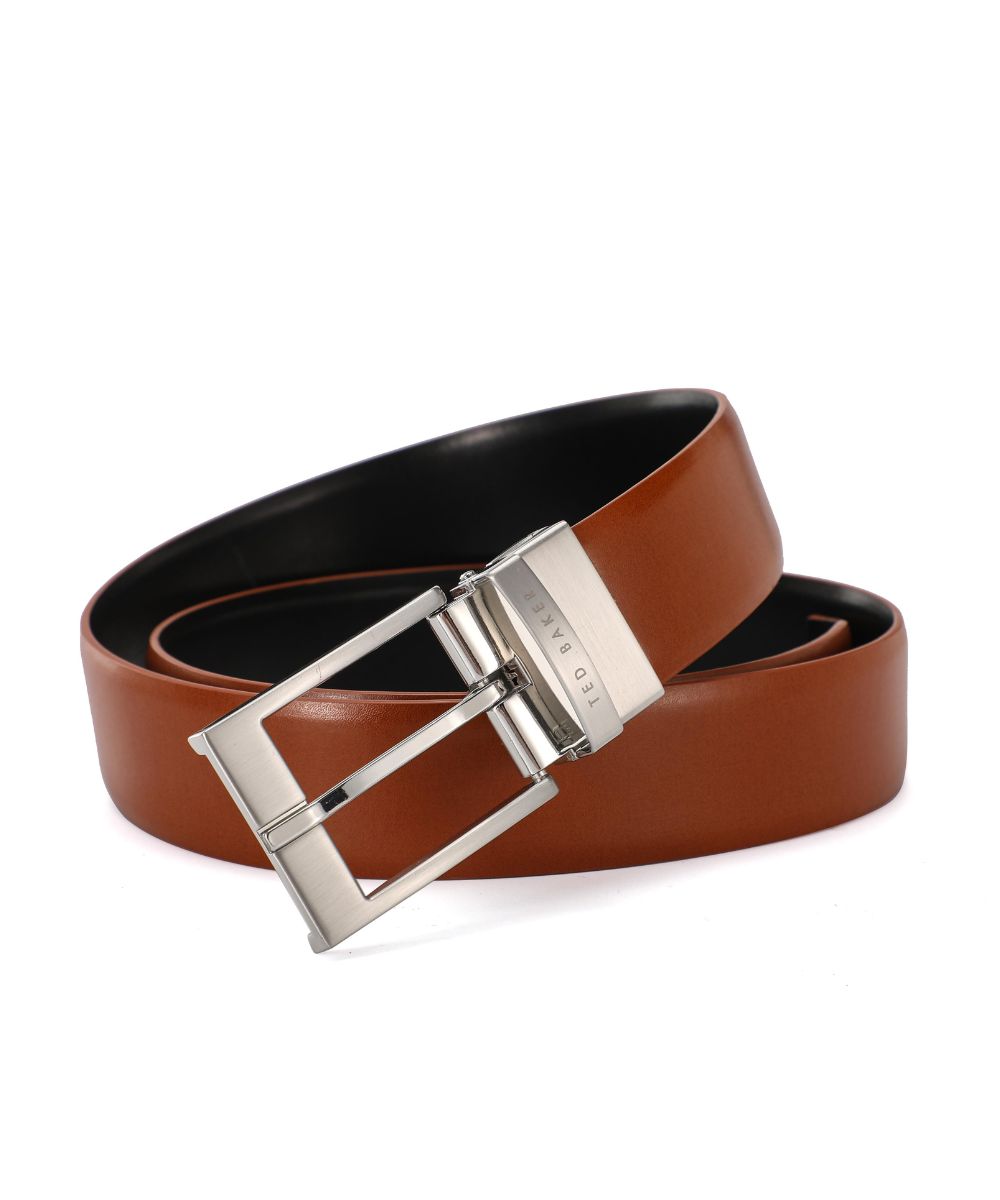 Men REVERSIBLE BELT – Brown - Ted Baker