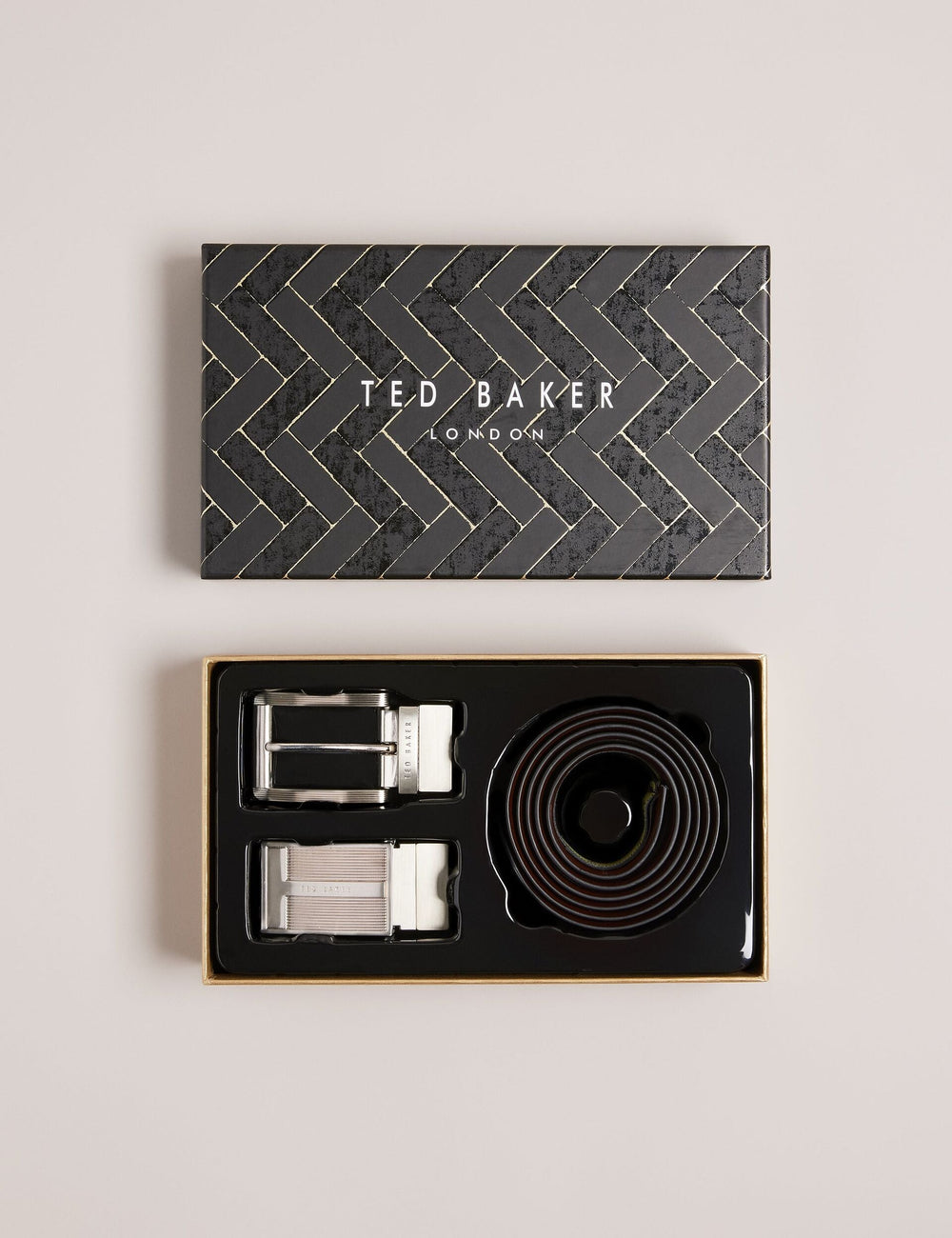 Men NEWBEY 2-in-1 Reversible Leather Belt Gift Set - Ted Baker