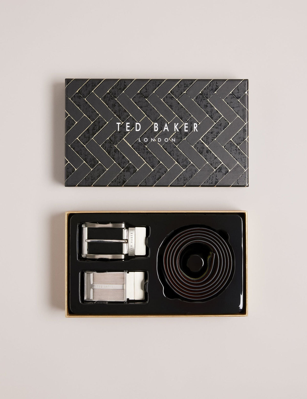 Men NEWBEY 2-in-1 Reversible Leather Belt Gift Set - Ted Baker