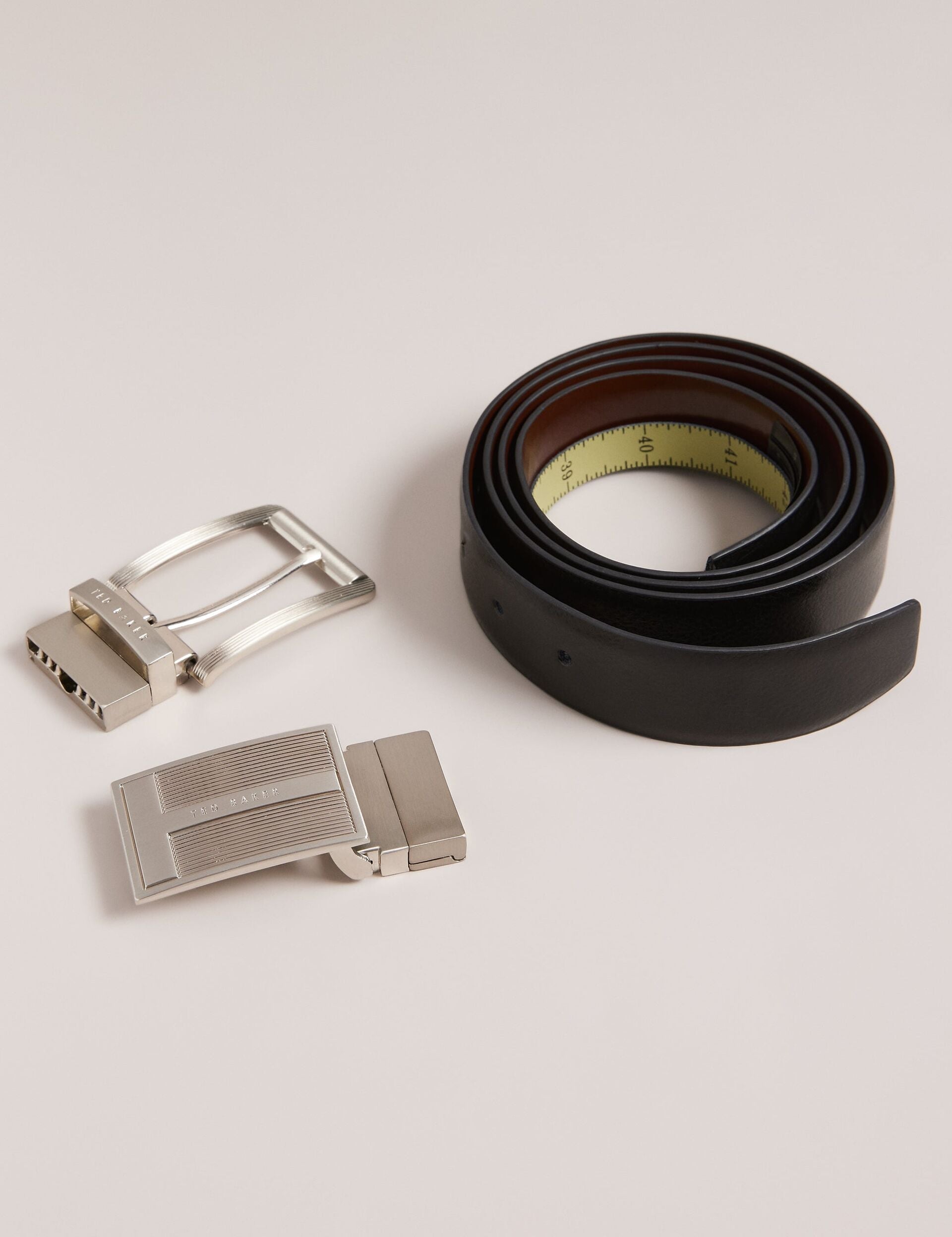 Men NEWBEY 2-in-1 Reversible Leather Belt Gift Set - Ted Baker