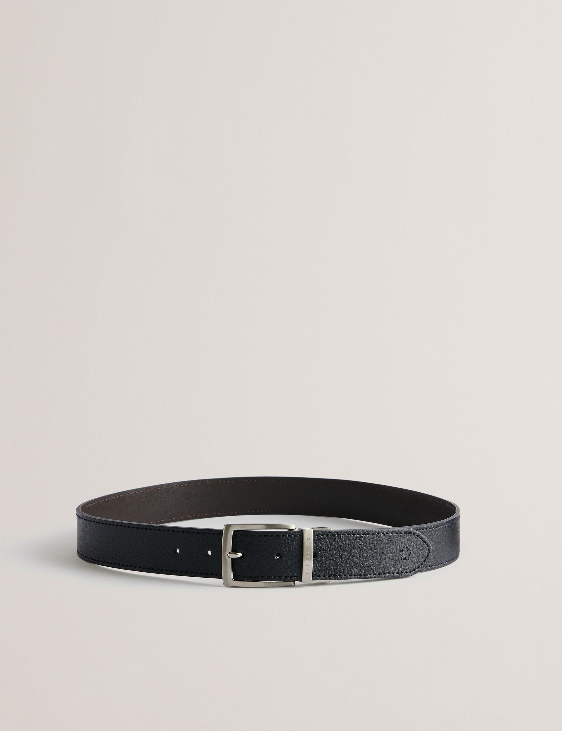 Men BREEMER - Reversible Textured Leather Belt - Ted Baker