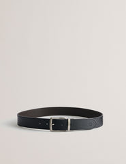 Men BREEMER - Reversible Textured Leather Belt - Ted Baker
