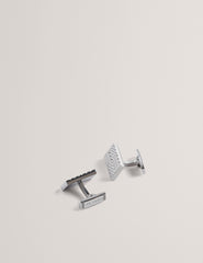Men DIAMONT - Engraved Diamond Pattern Cufflinks - Ted Baker