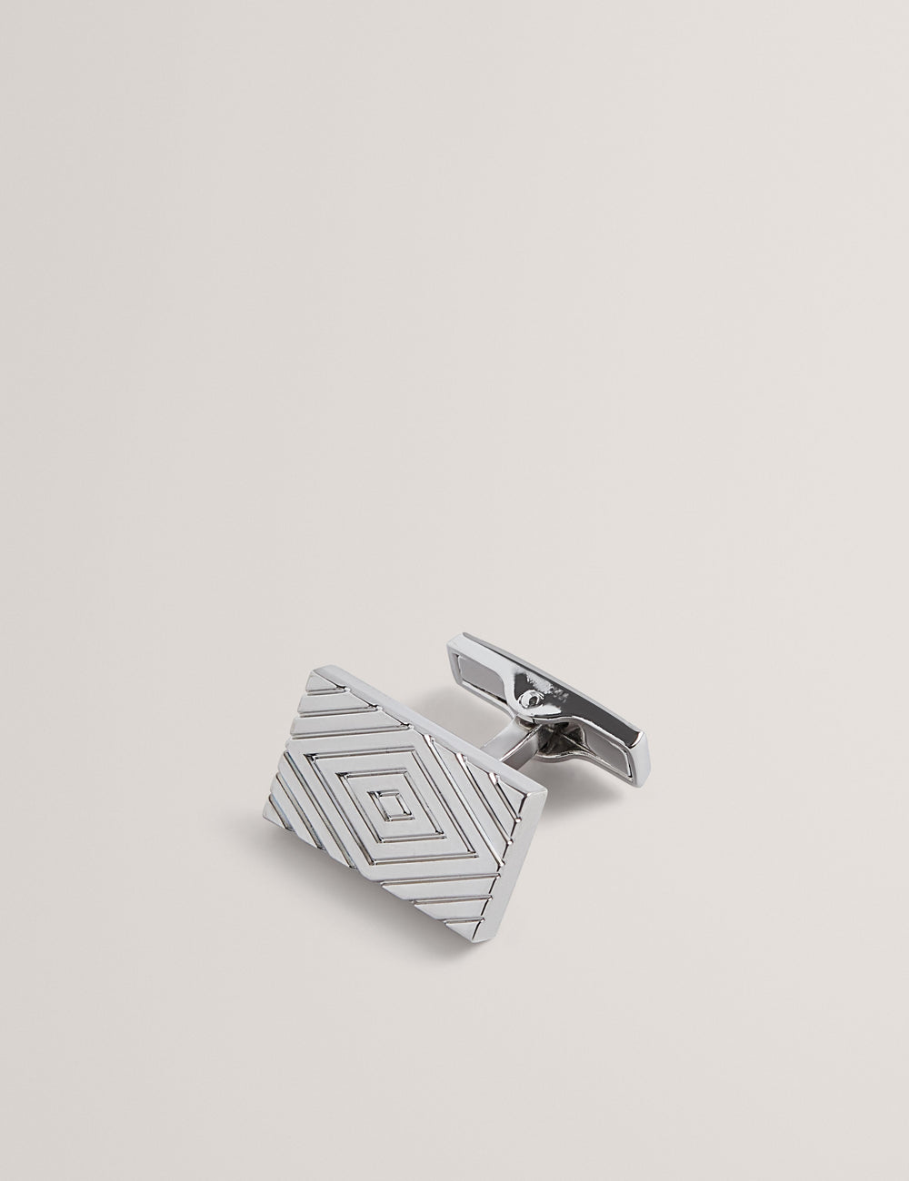 Men DIAMONT - Engraved Diamond Pattern Cufflinks - Ted Baker