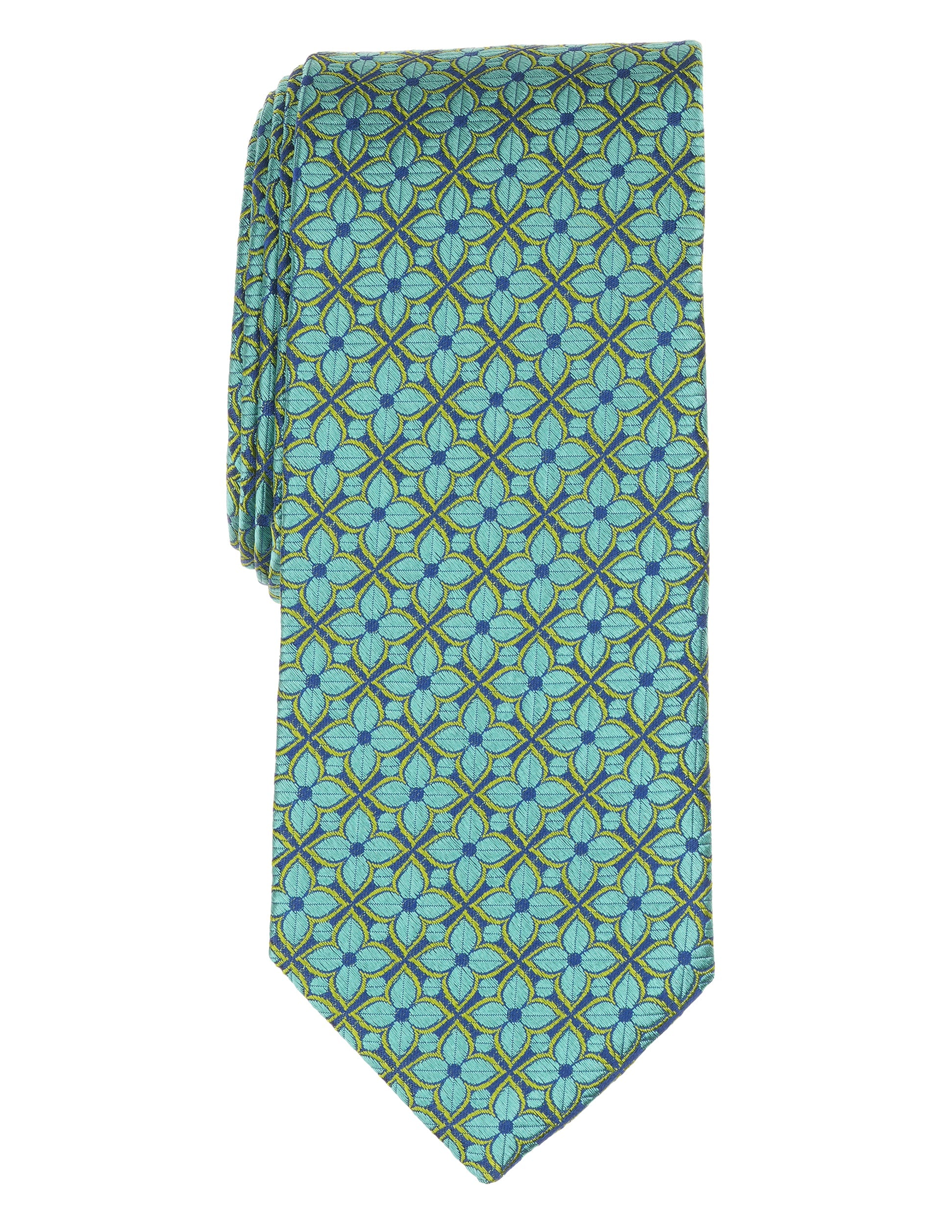 Men WRIGHTT Floral Tile Print Silk Tie - Ted Baker