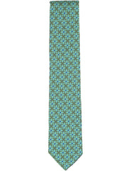 Men WRIGHTT Floral Tile Print Silk Tie - Ted Baker