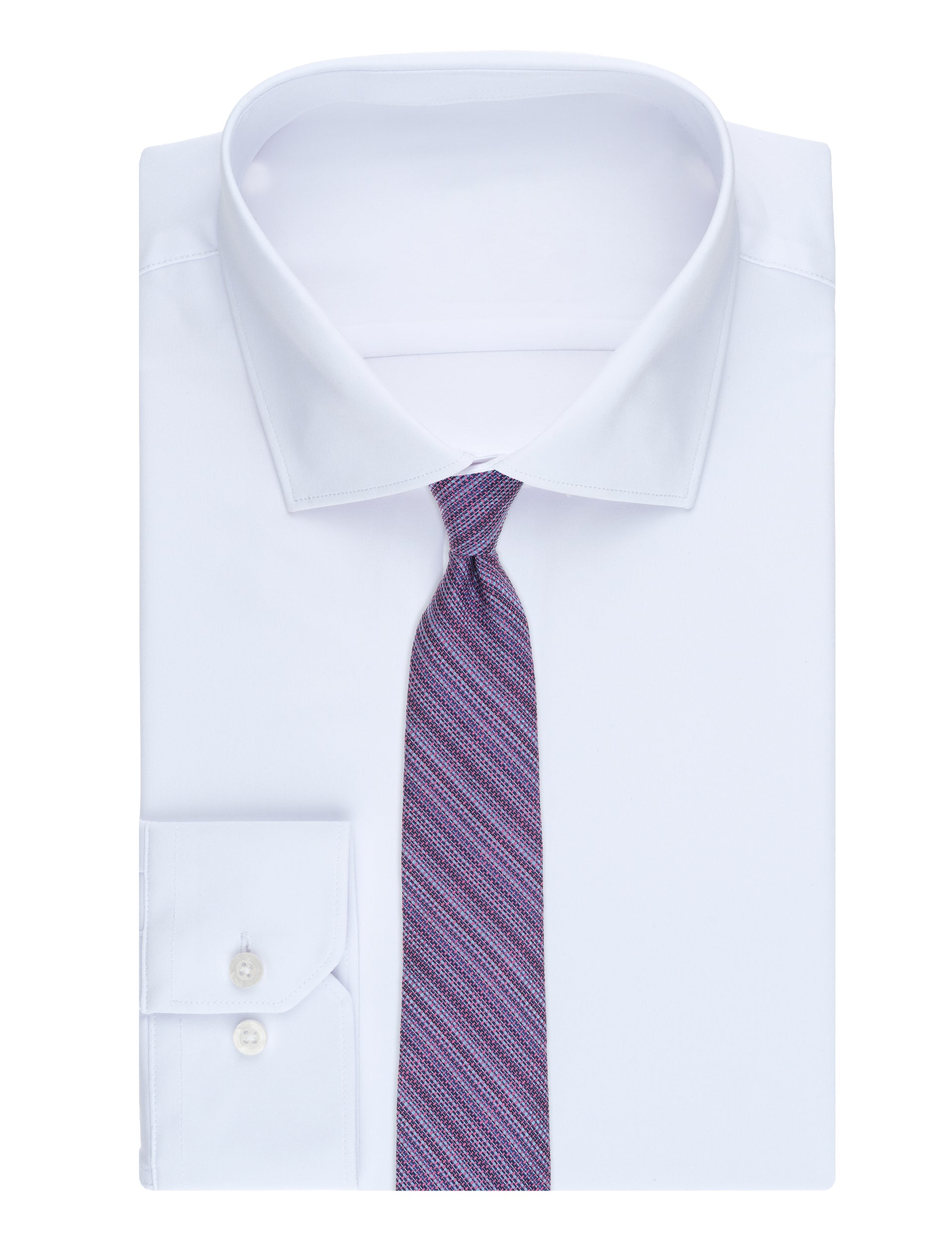 Men AMWELL Woven Stripe Silk Tie - Ted Baker