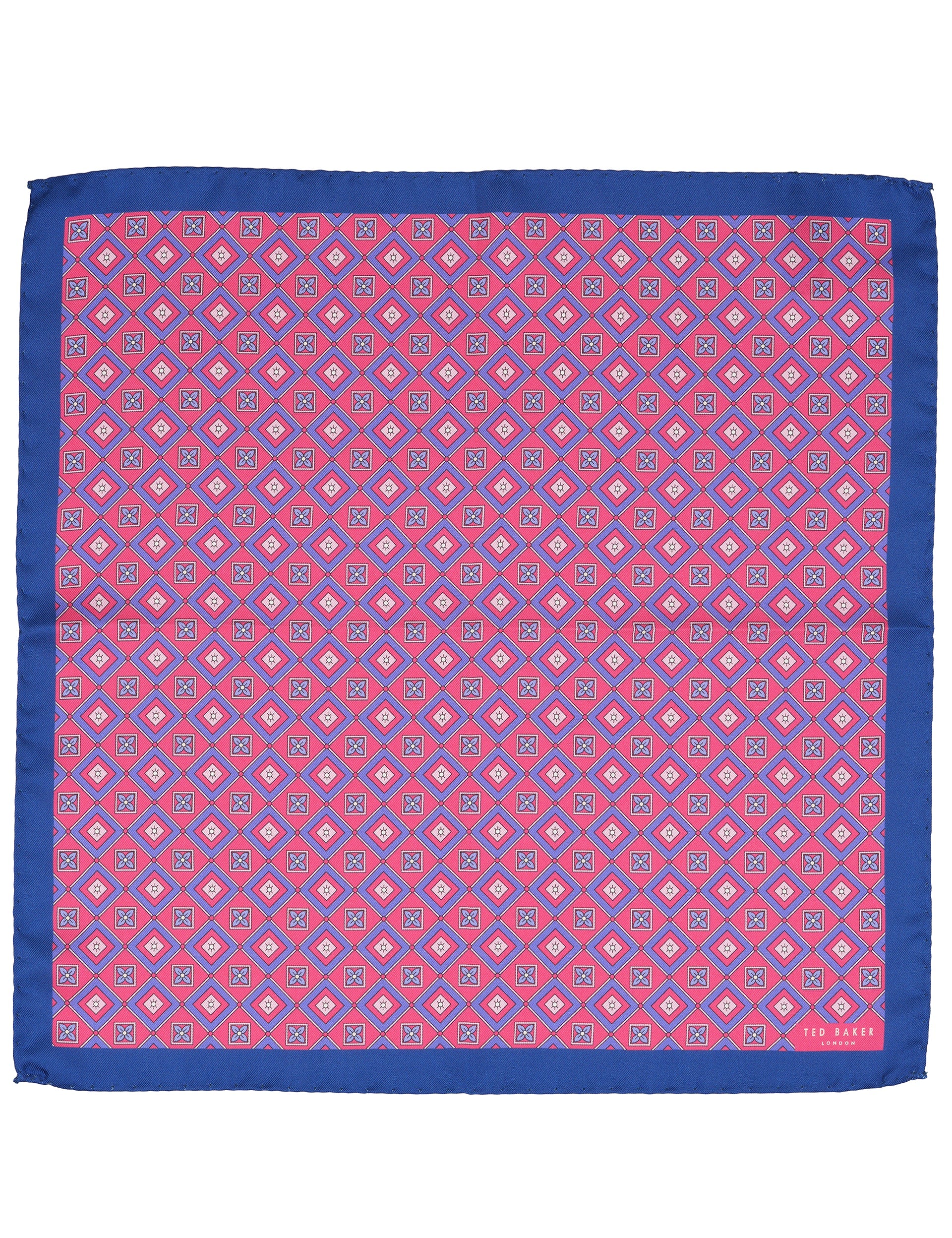 Men WINKLYPS Geometric Tile Silk Pocket Square - Ted Baker