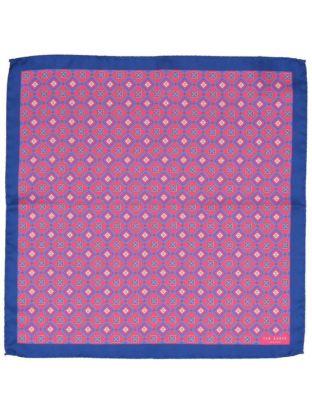 Men WINKLYPS Geometric Tile Silk Pocket Square - Ted Baker