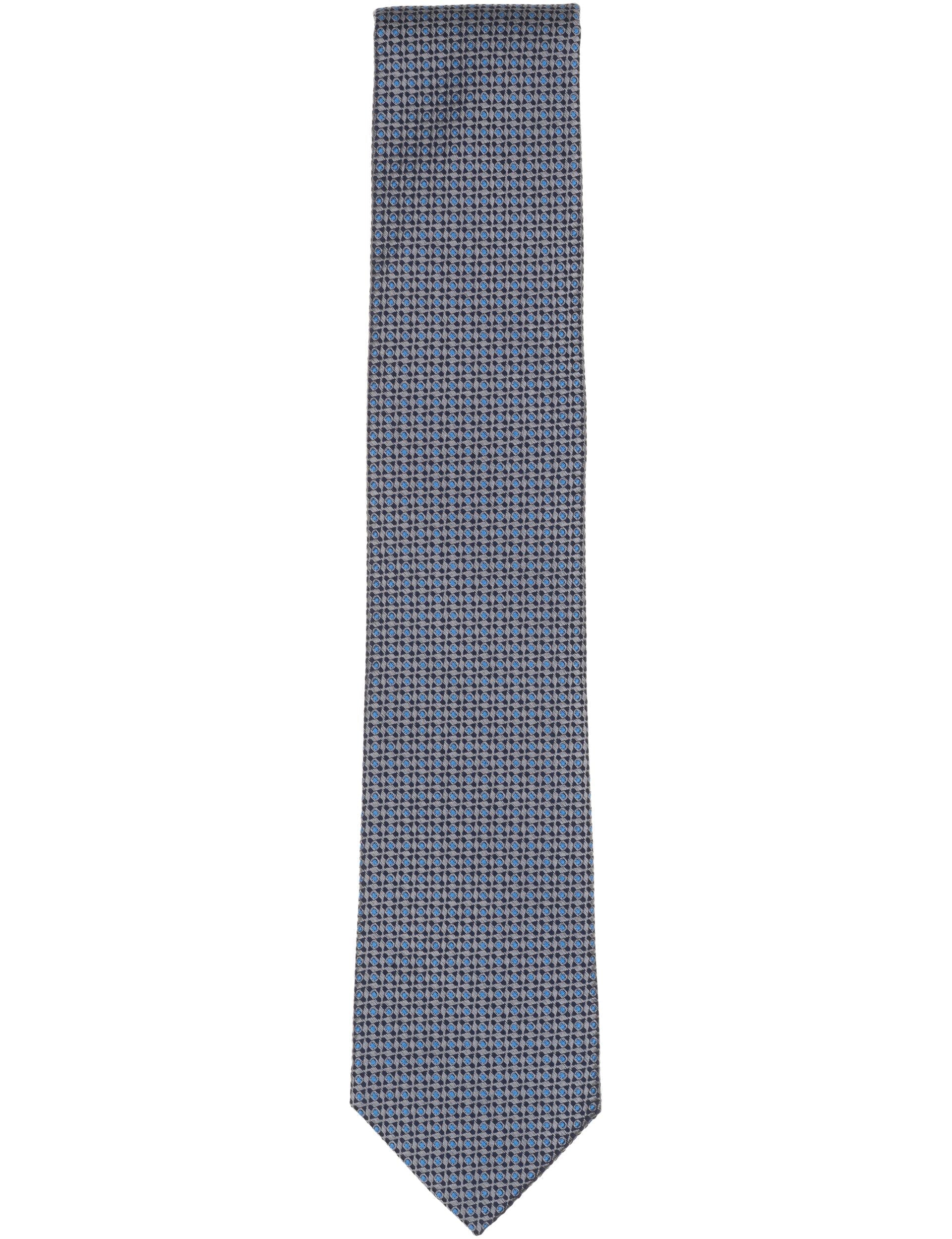 Men WALDRAM Grid Dot Silk Tie - Ted Baker