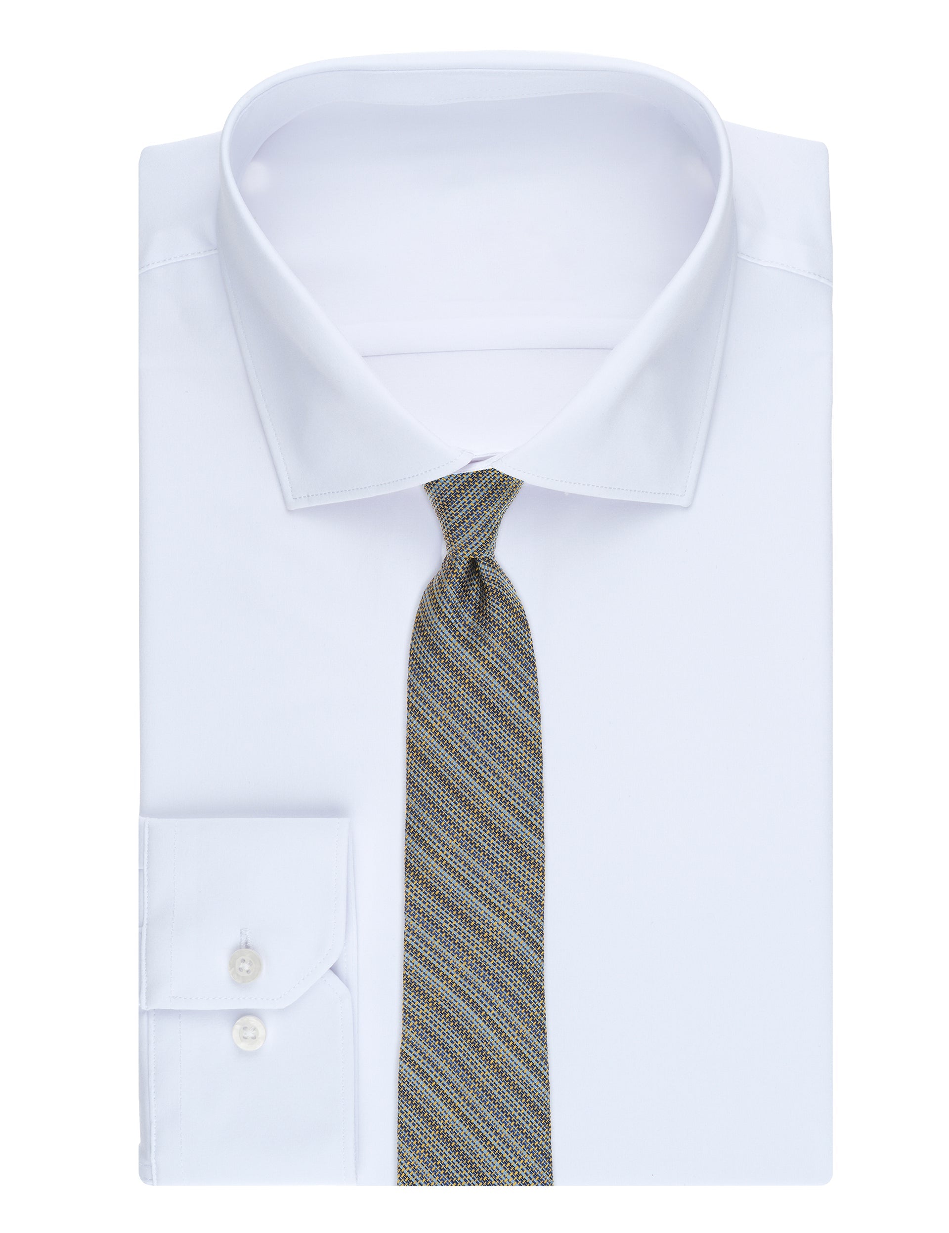 Men AMWELL Woven Stripe Silk Tie - Ted Baker