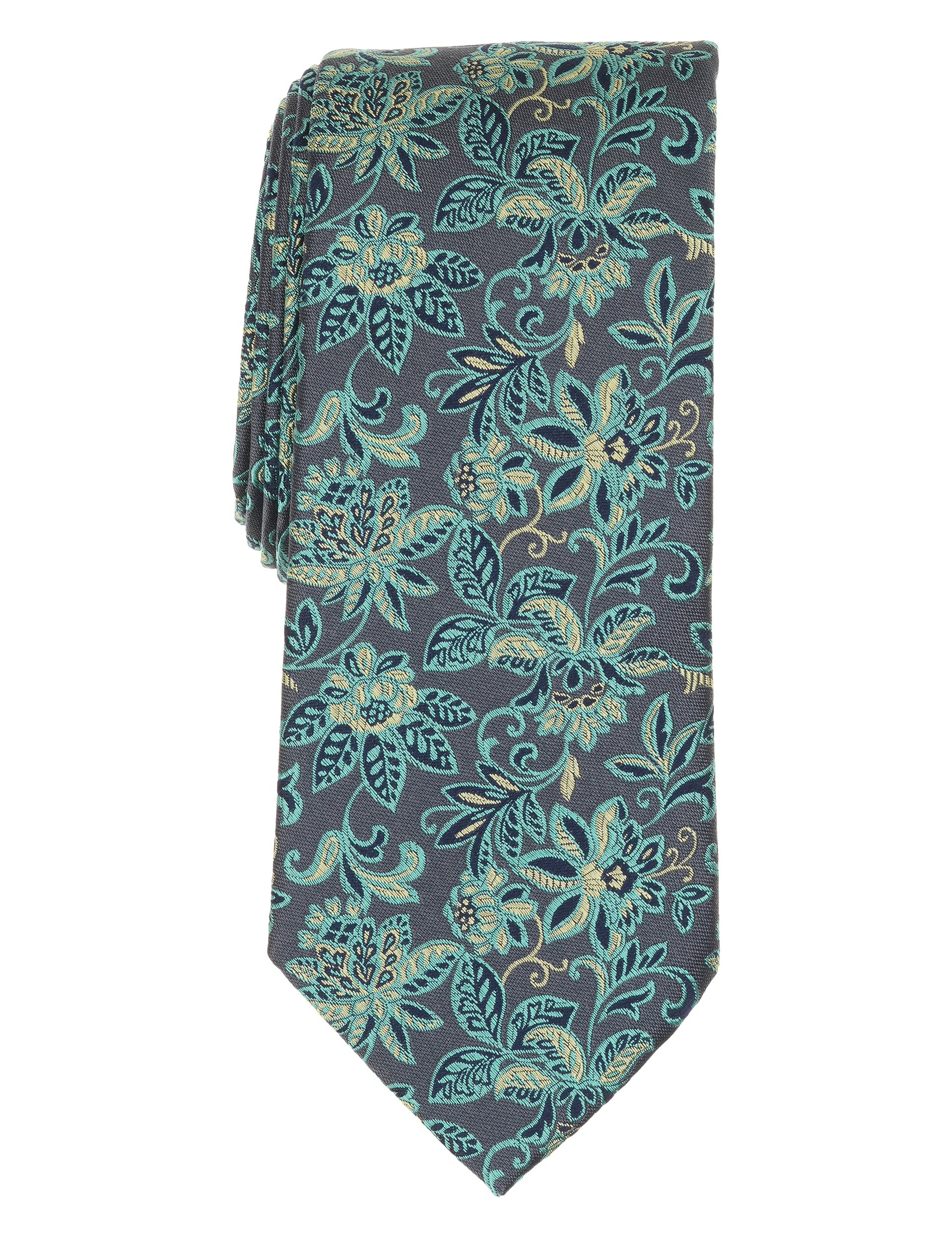 Men YORKT Scrolling Floral Satin Tie - Ted Baker
