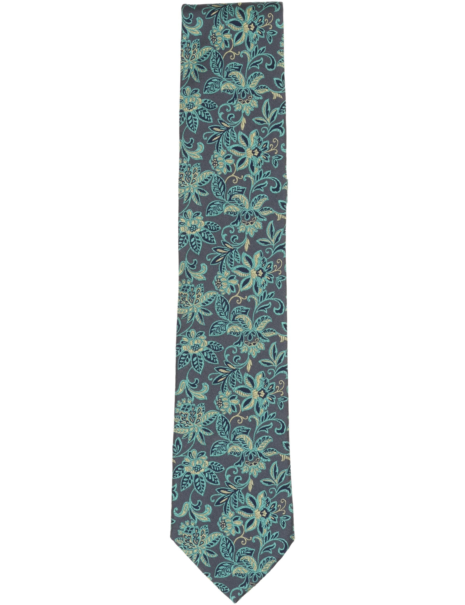 Men YORKT Scrolling Floral Satin Tie - Ted Baker