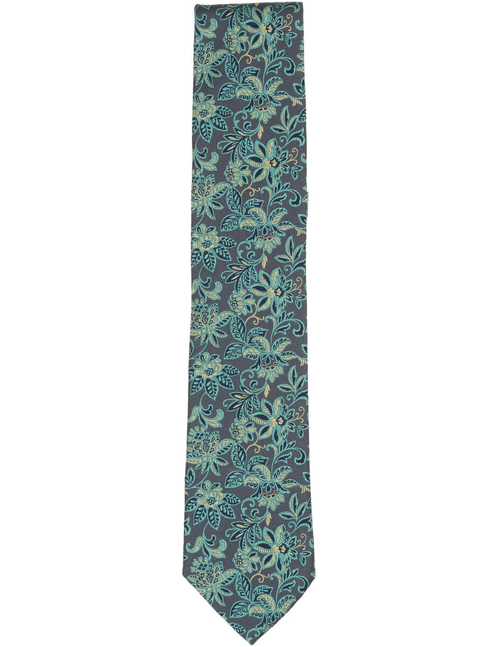 Men YORKT Scrolling Floral Satin Tie - Ted Baker