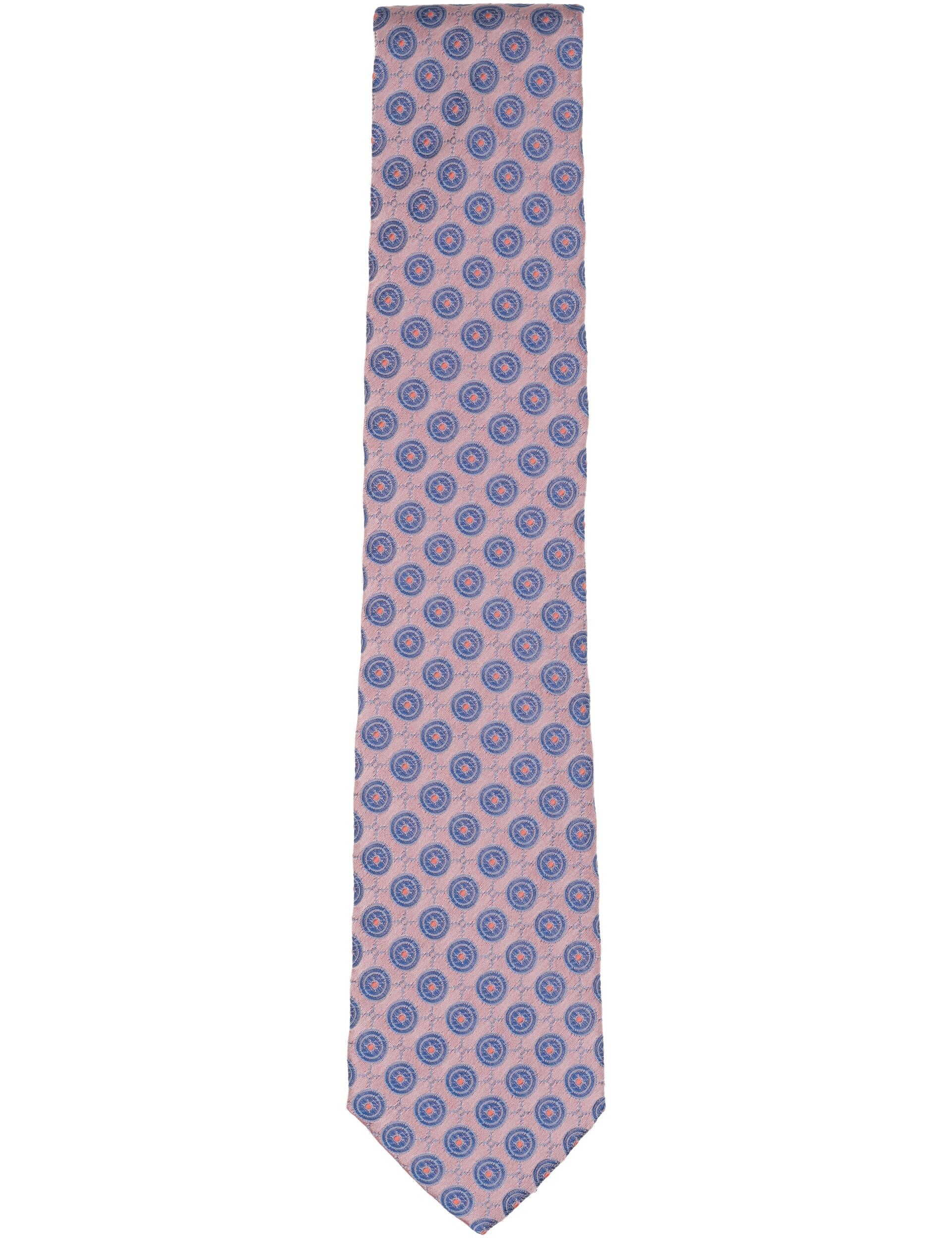 Men VERNON Roundel Print Silk Tie - Ted Baker