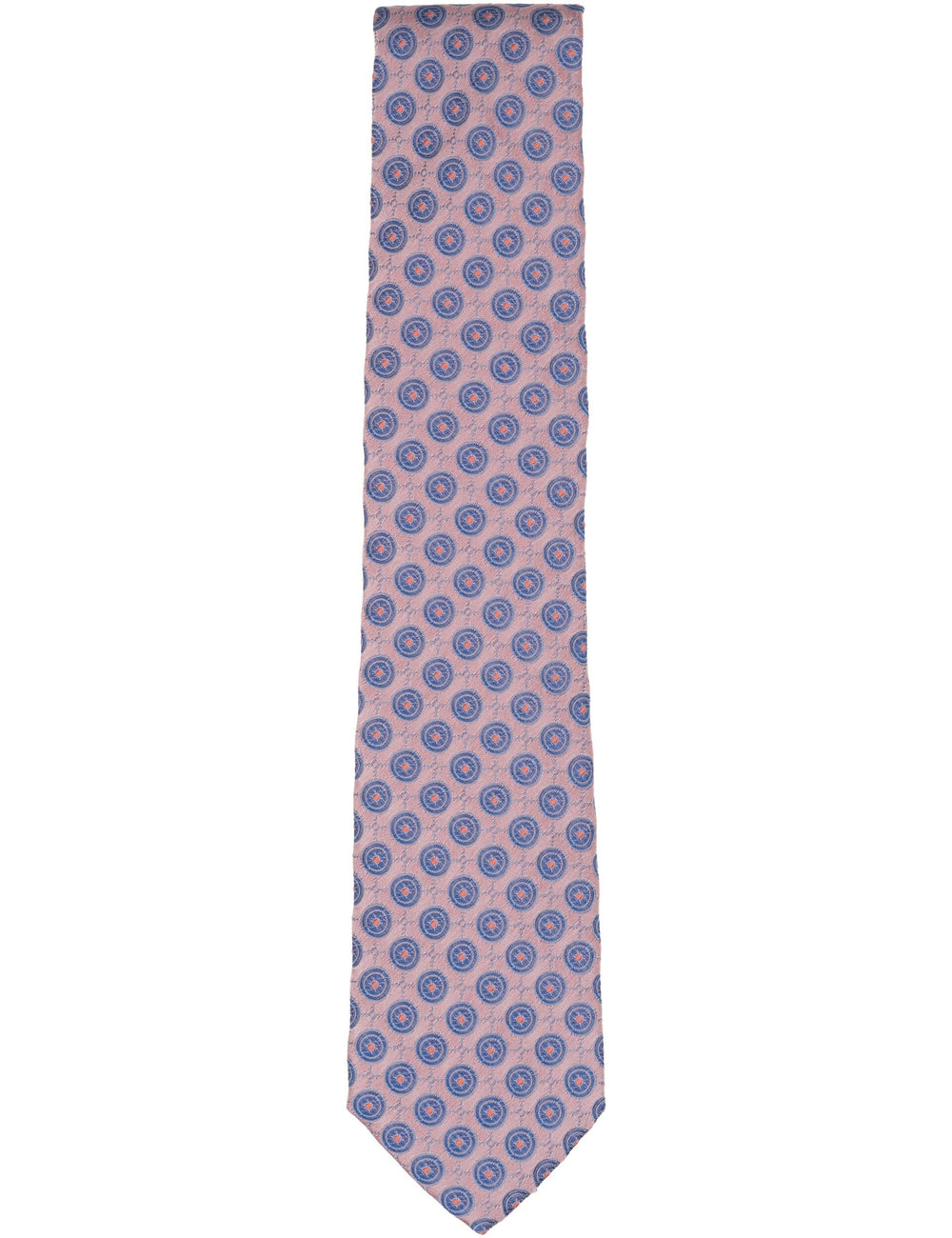 Men VERNON Roundel Print Silk Tie - Ted Baker