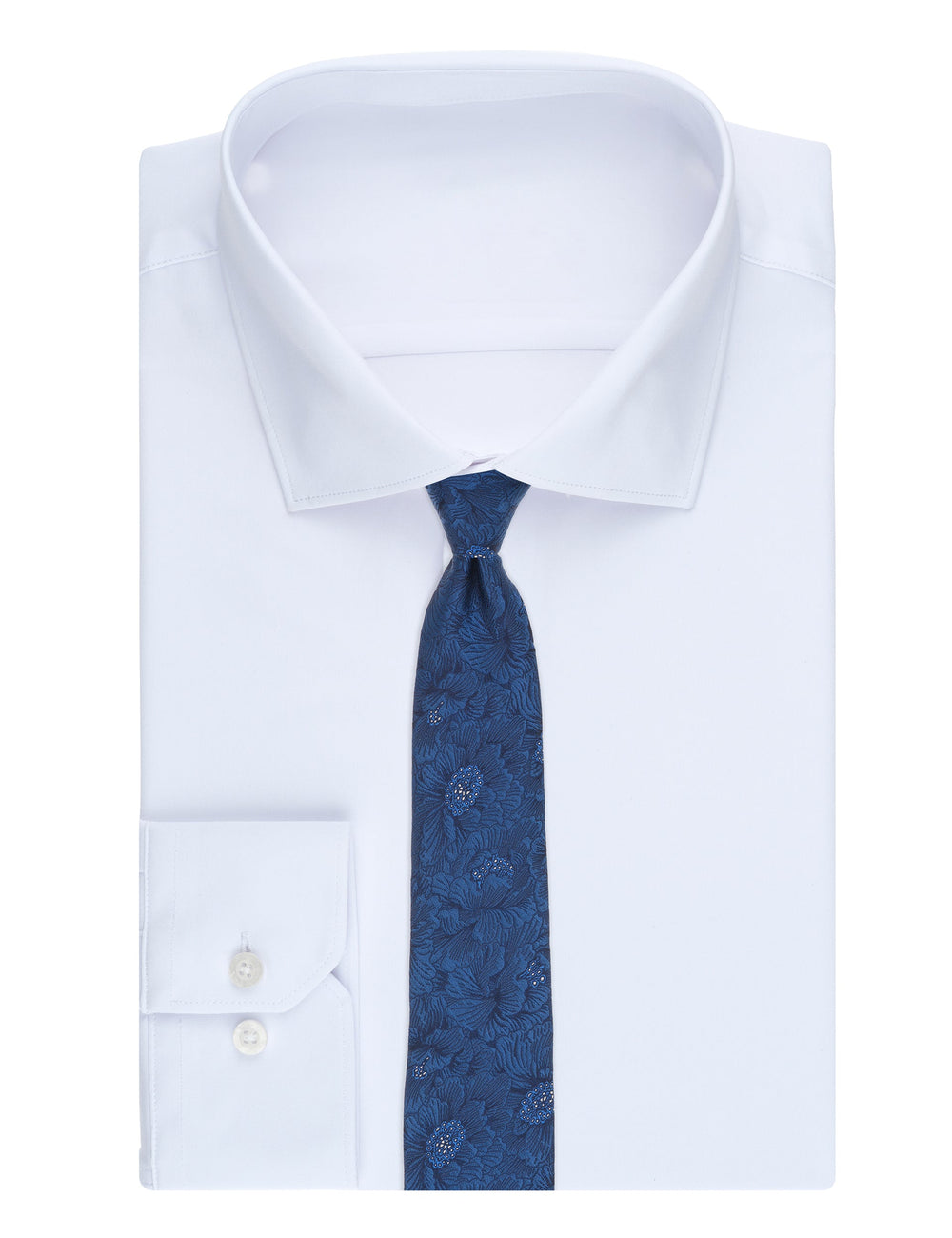 Men BETHWIN Jacquard Floral Silk Tie - Ted Baker