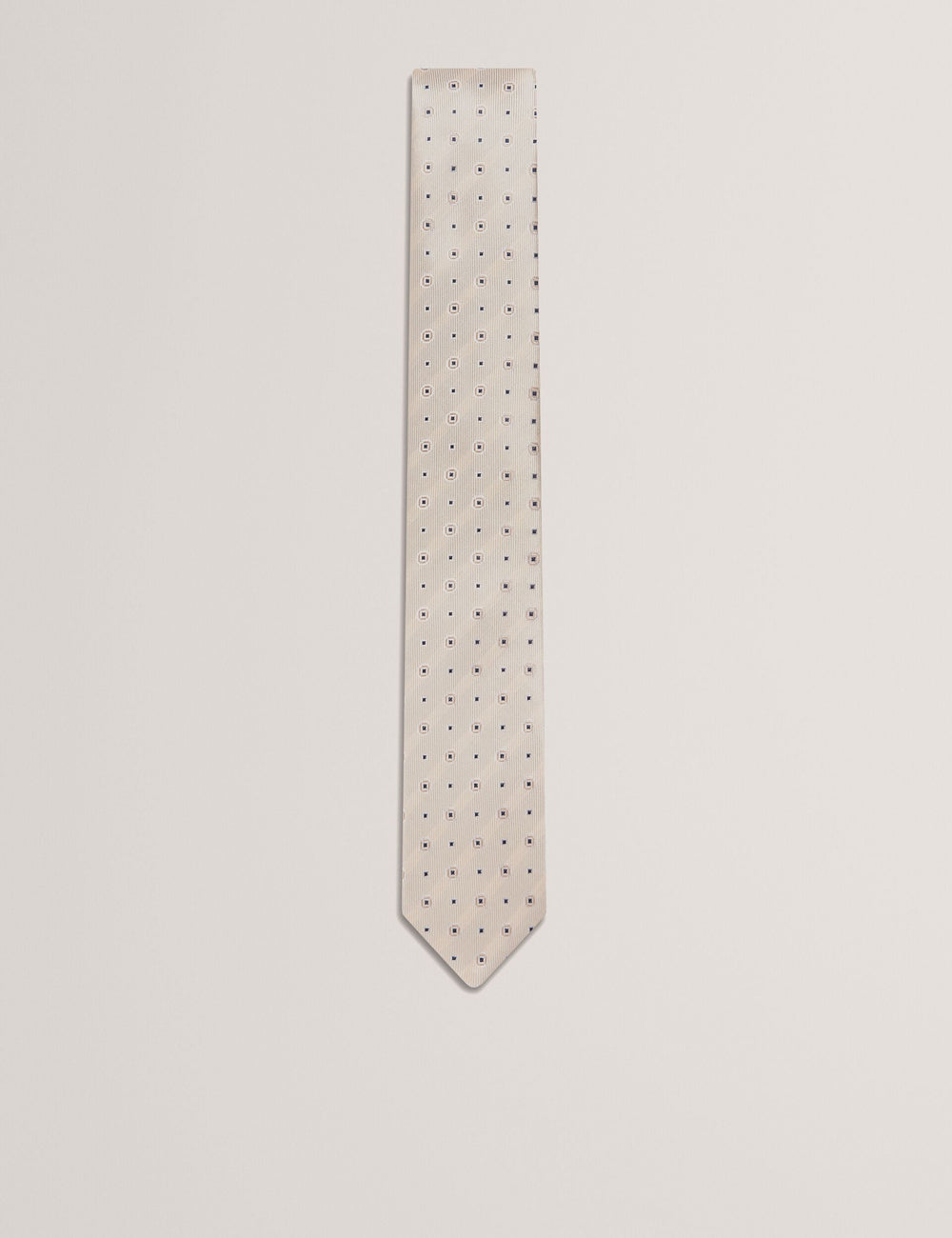 Men STEEPLE - Circle Geometric Print Silk Tie - Ted Baker