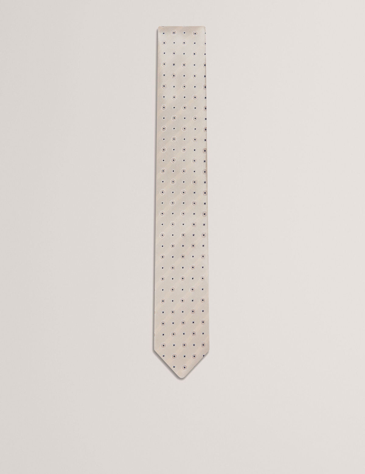 Men STEEPLE - Circle Geometric Print Silk Tie - Ted Baker