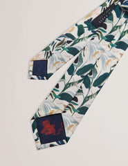 Men BOYTONN - Painted Floral Print Silk Tie - Ted Baker