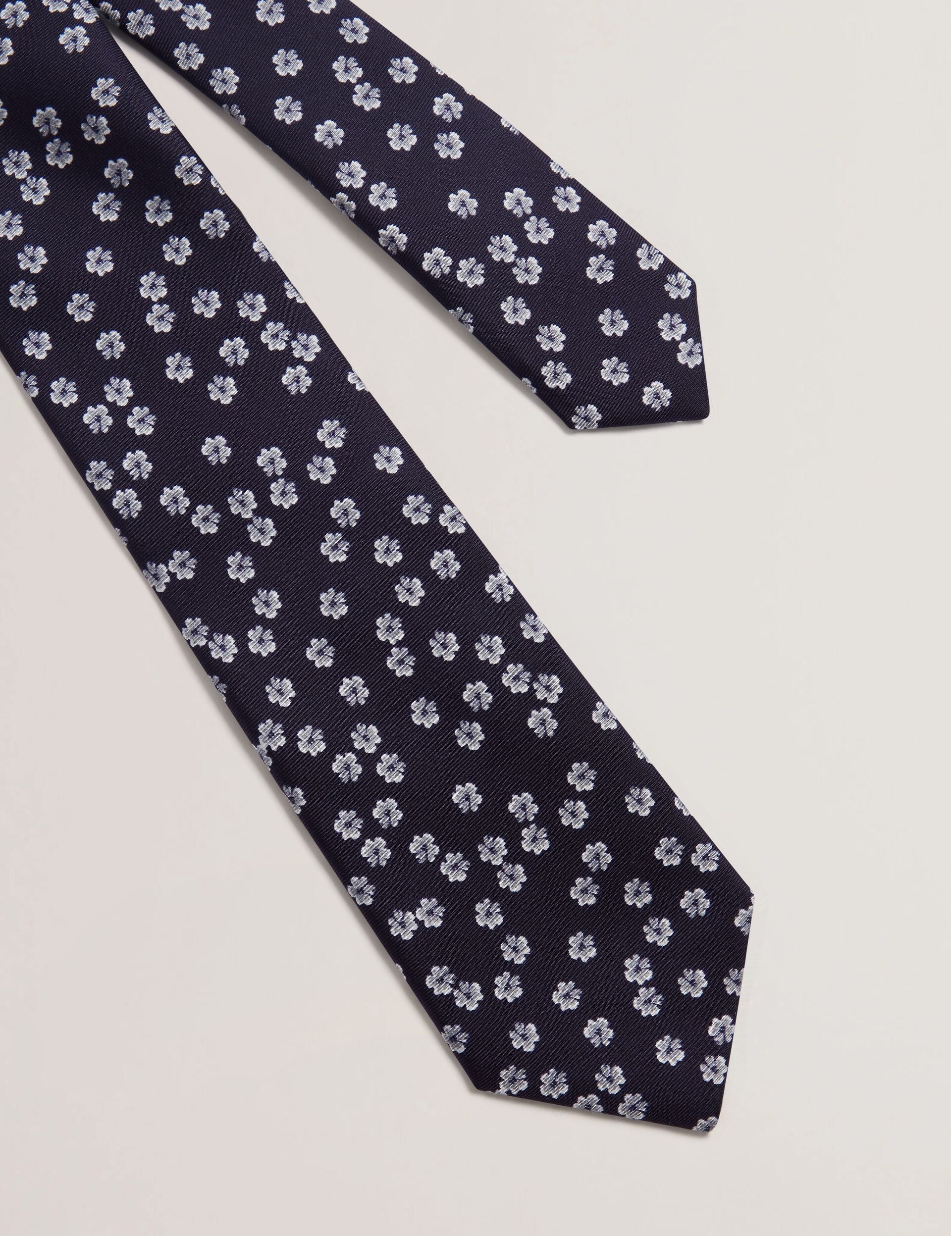 Men BENTLYY - Ditsy Floral Print Silk Tie - Ted Baker