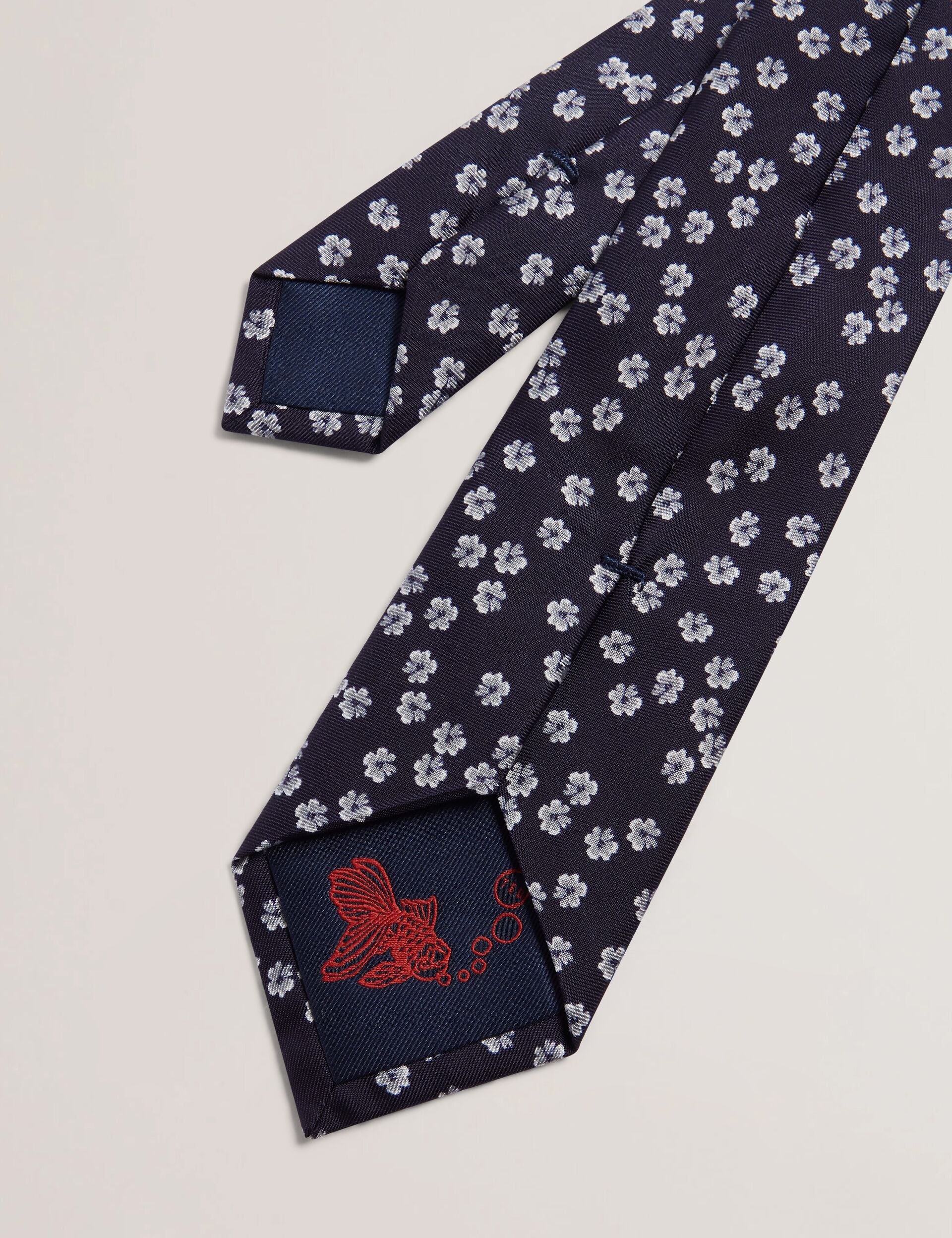 Men BENTLYY - Ditsy Floral Print Silk Tie - Ted Baker