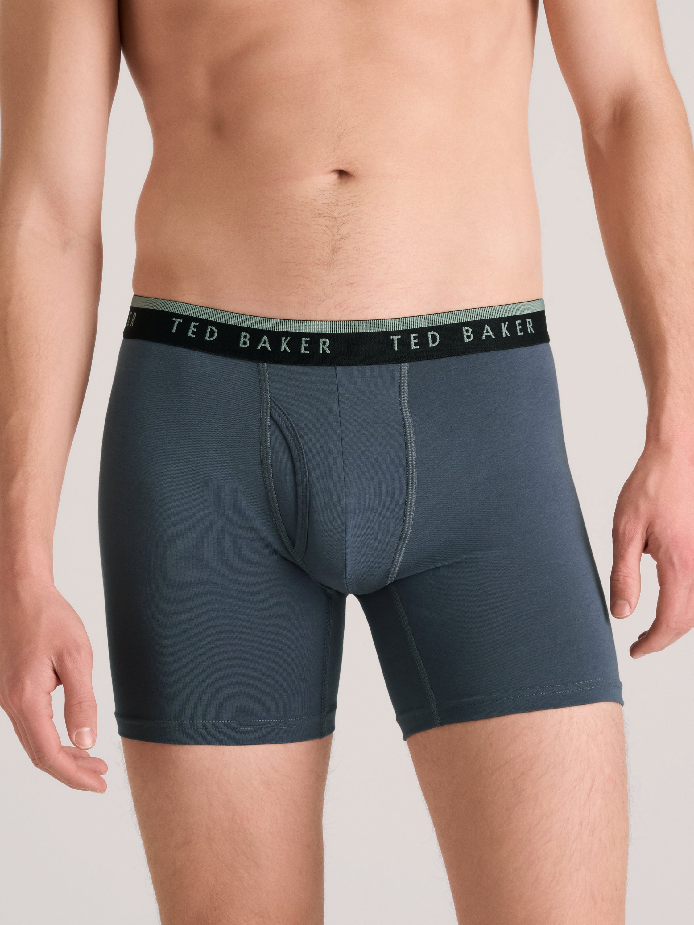 Men 4 Pack Cotton Stretch Boxer Briefs - Ted Baker