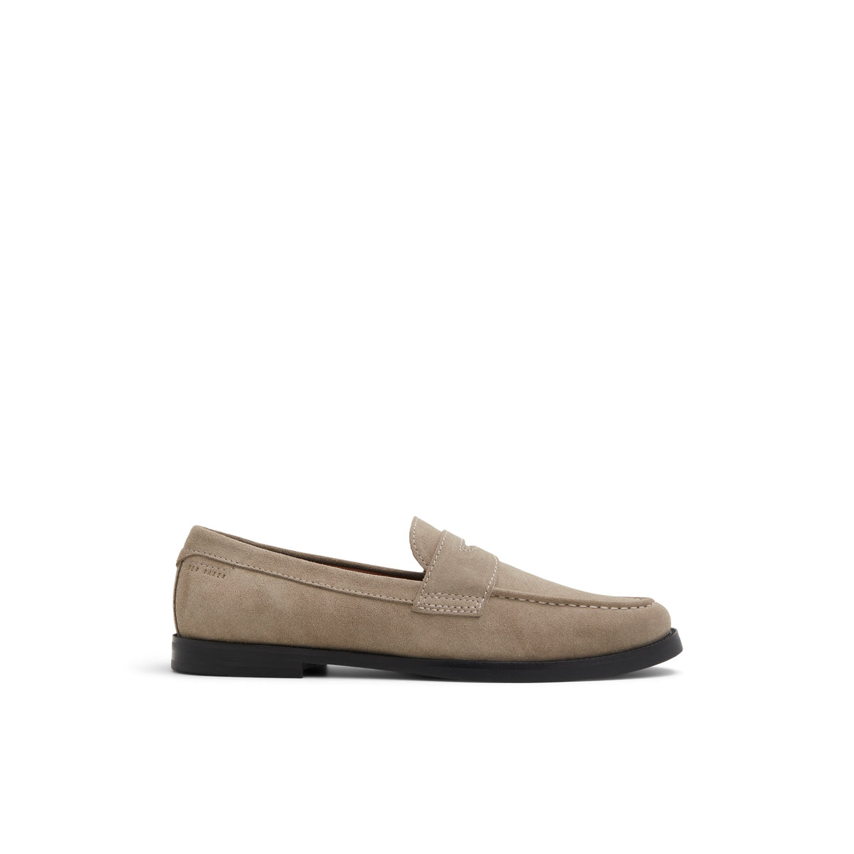 Men PARLIAMENT - Grained Leather Penny Loafers - Ted Baker