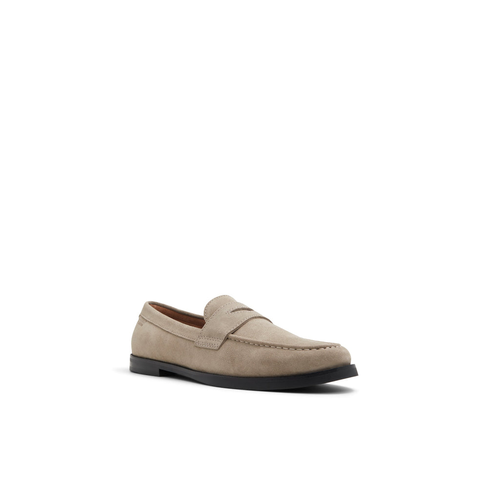 Men PARLIAMENT - Grained Leather Penny Loafers - Ted Baker