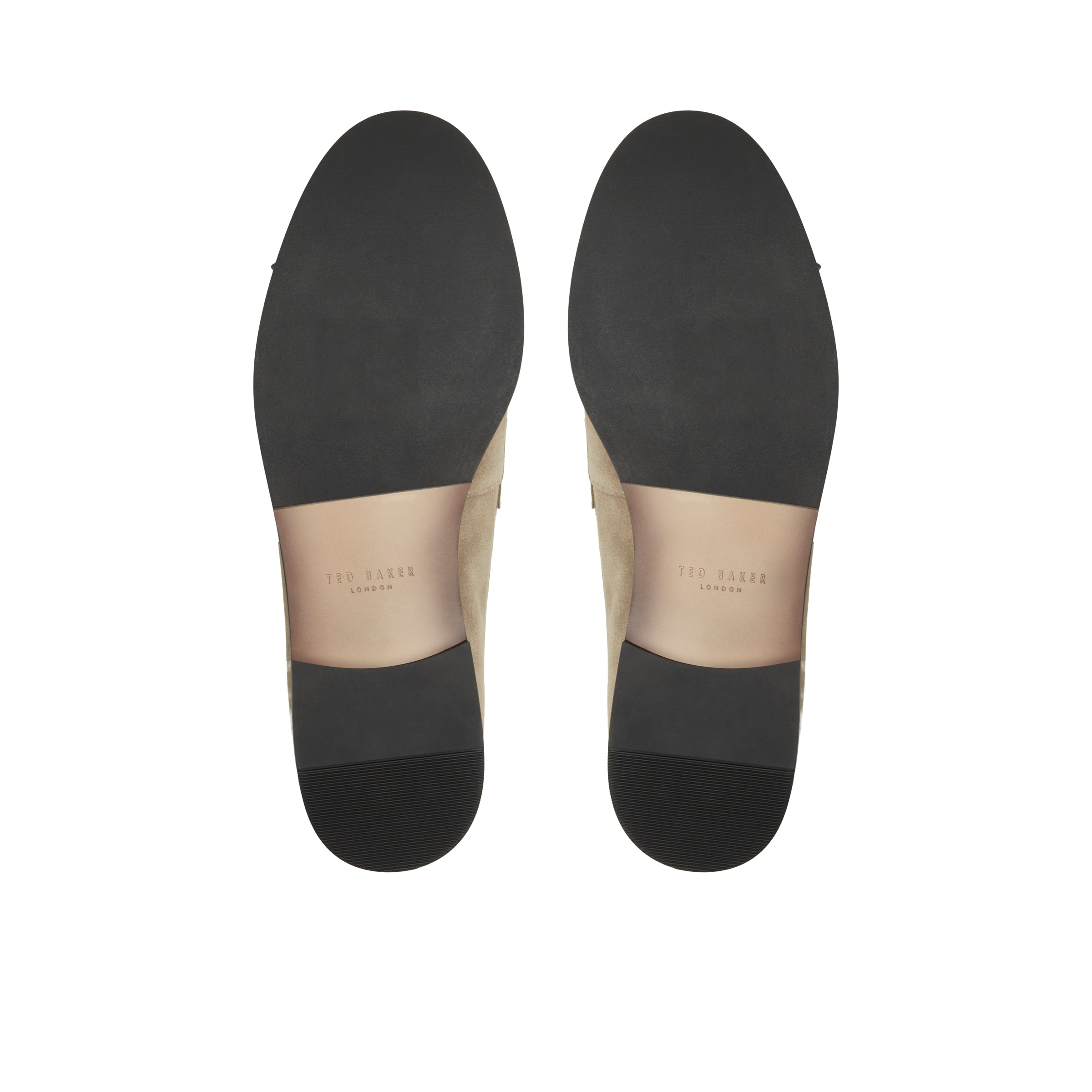 Men PARLIAMENT - Grained Leather Penny Loafers - Ted Baker