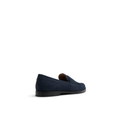 Men PARLIAMENT - Grained Leather Penny Loafers - Ted Baker