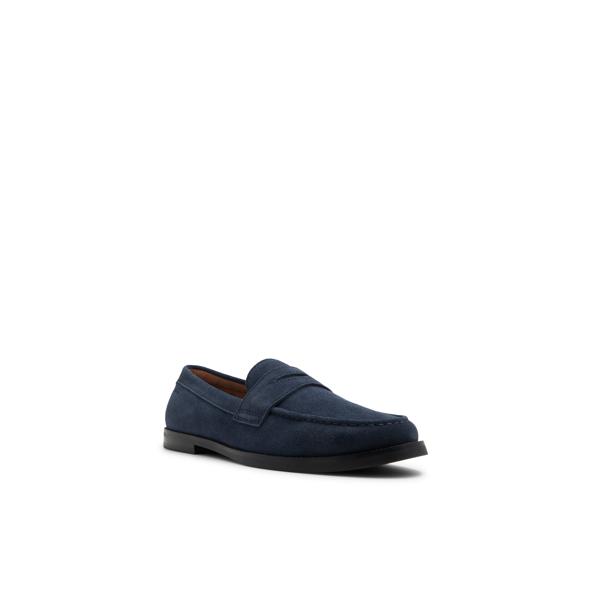 Men PARLIAMENT - Grained Leather Penny Loafers - Ted Baker